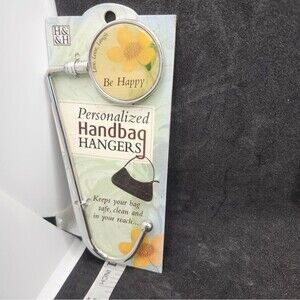 Be Happy Personalized Handbag Hanger